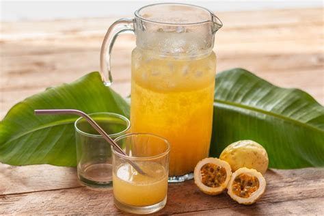 Best Passion Fruit Juice Healthydrink Easyrecipe Cocktail Smoothie Cnn Times Idn