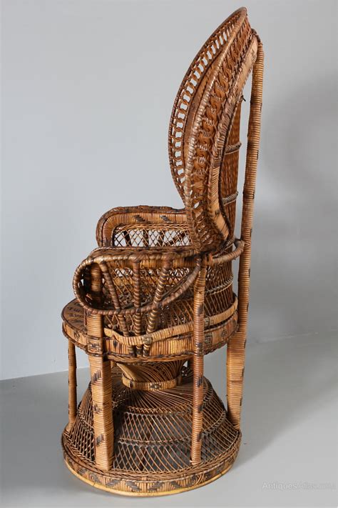 Antiques Atlas 1960s Rattan Peacock Chair