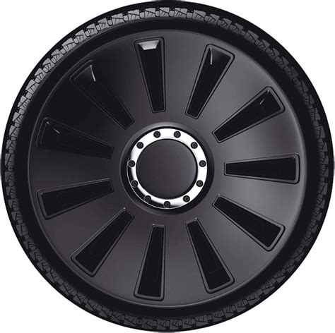 Autostyle Pp 5037b Set Wheel Covers Silverstone Pro Black 17 Inch