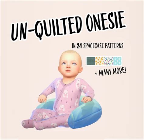 Un Quilted Onesie Patterns Spacecase Simmies In Sims