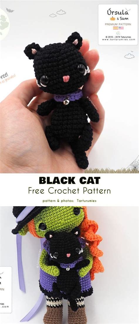 Black Cat Free Crochet Patterns The Black Cat Amigurumi Is A Great Way