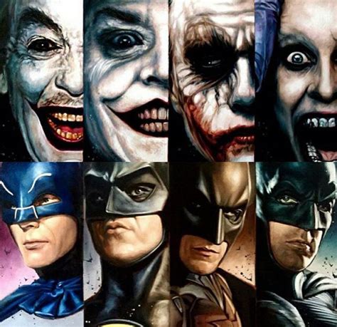 Many Faces Of The Joker Batman Super Villains Villain Joker