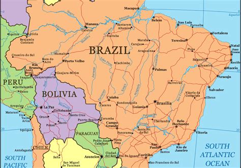 Where Is Brazil On The World Map Zone Map