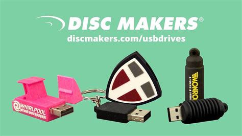 Unique Custom Designed Usb Flash Drives From Disc Makers Youtube