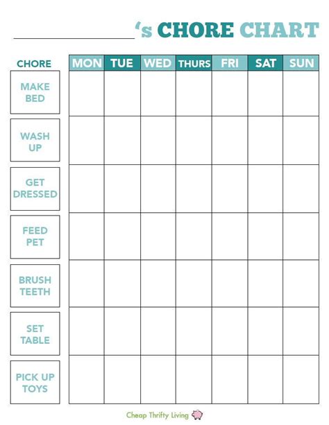 We're in the late game, and recently bought our first 50 million midas sword. Printable Chore Chart | CheapThriftyLiving.com