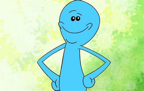 How To Draw Mr Meeseeks From Rick And Morty Draw Central Rick And