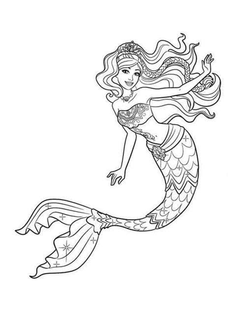 Enjoy coloring this summer fashion barbie barbie printable with our coloring machine! Princess Mermaid | Mermaid coloring pages, Unicorn ...