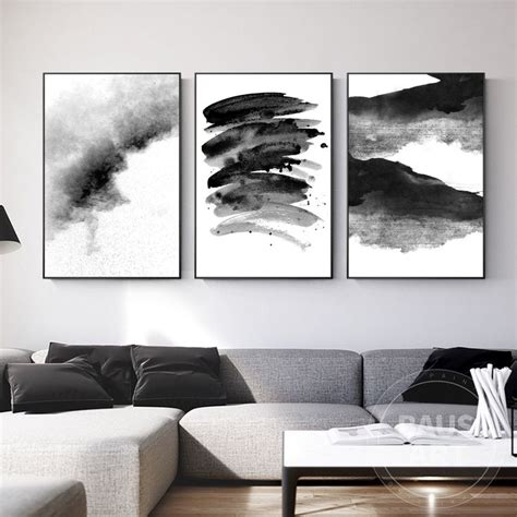 Black And White Abstract Art Framed Pristine Condition Cyberzine