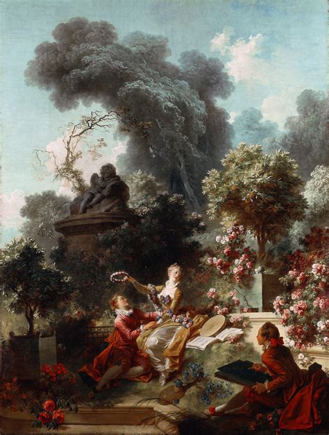 Jean Honoré Fragonard The Progress Of Love The Lover Crowned 1772