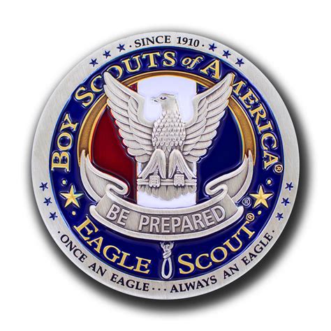 Eagle Scout Medallion · Bsa Coin In Presentation Box Tin Box Set