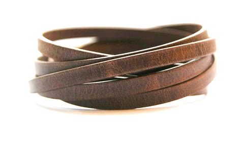 Leather Wrap Bracelet For Women Or Men Multi Wrap Leather Cuff Unisex Begenuine