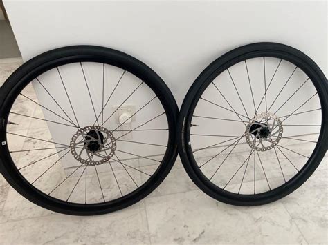 Giant Pr C Wheels With Mm Tires And Discs Sports Equipment