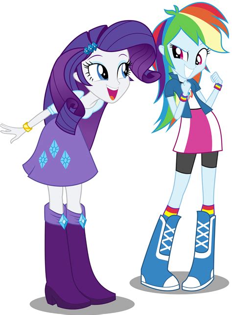 Rainbow Dash And Rarity By Twls7551 On Deviantart