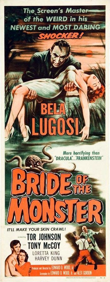 Bride Of The Monster 1955 Classic Horror Movies Posters Classic