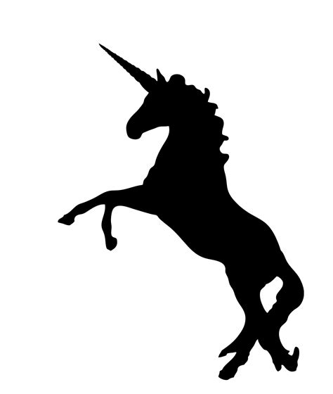 Unicorn Negru Silhouette Clipart Poza Gratuite Public Domain Pictures