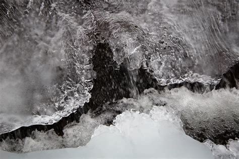 Water And Ice Formation Free Nature Stock Photo