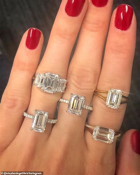 Does your ring match one of these styles? Engagement ring trends for 2019 revealed | Daily Mail Online