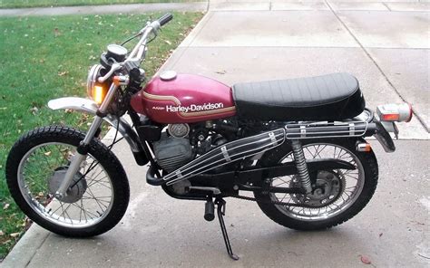 328 Mile Italian 1974 Harley Davidson Sx 125 Barn Finds