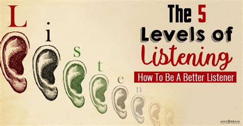 The 5 Levels Of Listening How To Be A Better Listener