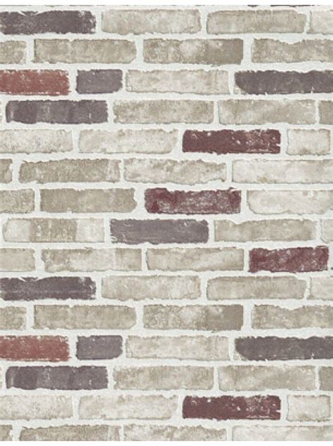 Red Creme Brick Wallpaper Brick Wallpaper Brick Effect Wallpaper