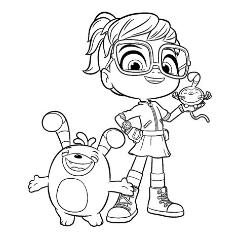 Abby Hatcher Coloring Pages Free