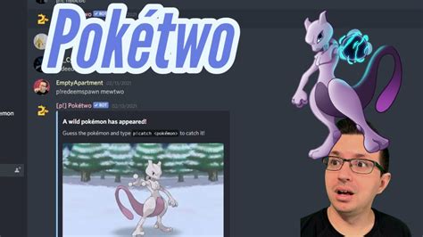Dropping A Free Mewtwo In Random Poketwo Servers Discord Pokemon Bot