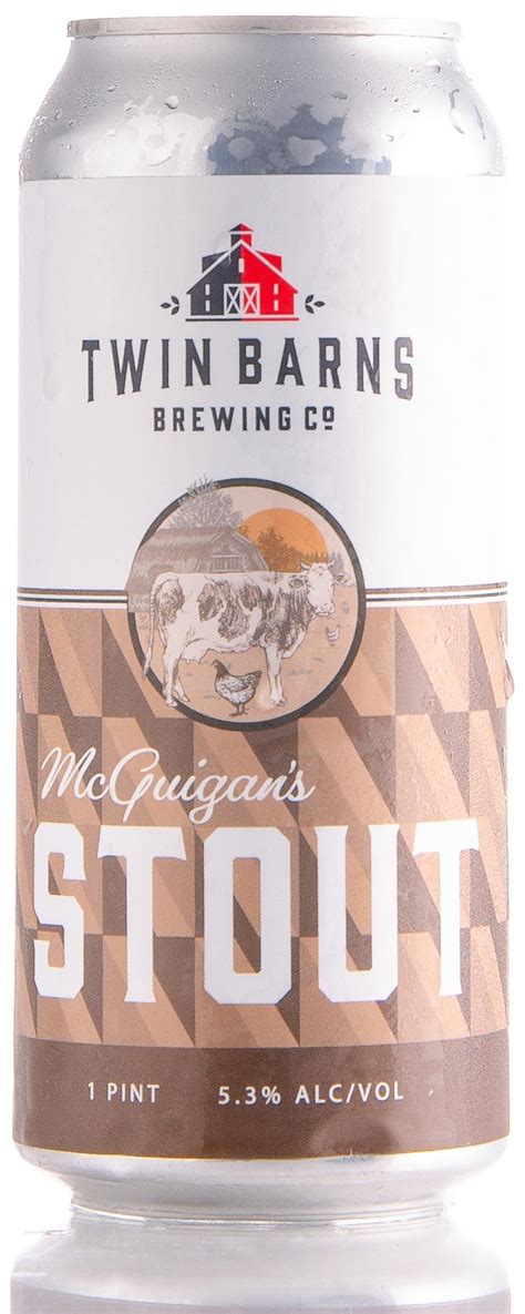 Review Twin Barn Brewing Company Mcguigans Stout In 2022 Brewing Company Brewing Craft
