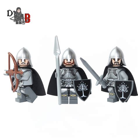 Gondor Soldier 3 Pack Demonhunter Bricks