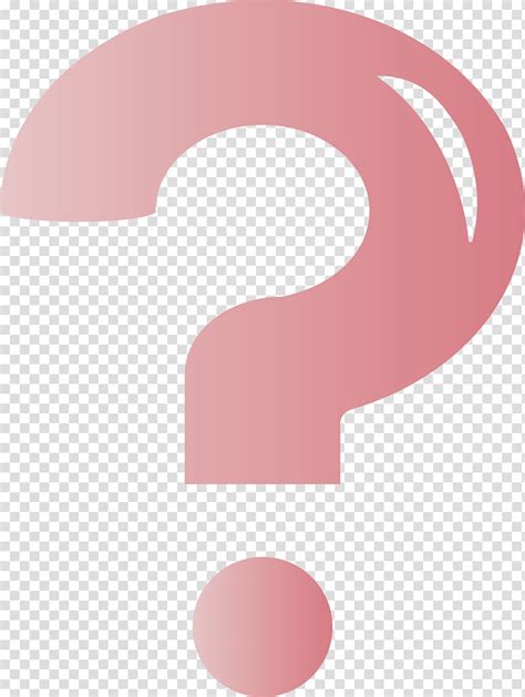Question Mark Pink Number Material Property Symbol Logo