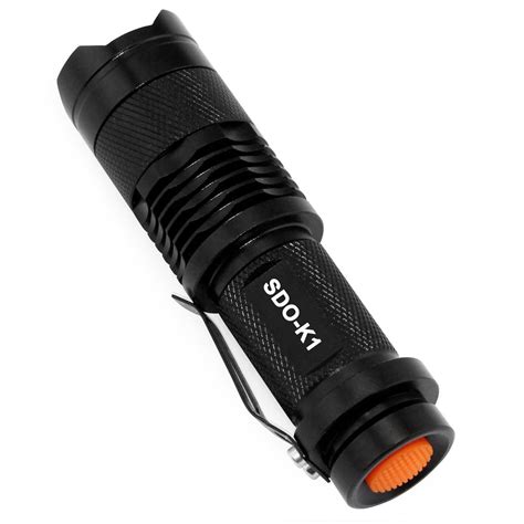 Ultrafire 7w 300lm Mini Cree Led Flashlight Torch Adjustable Focus Zoom