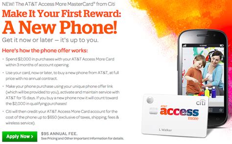 Citi (a forbes advisor partner) offers cash citi premier® card: Details Of The New AT&T Access More Mastercard From Citi ...