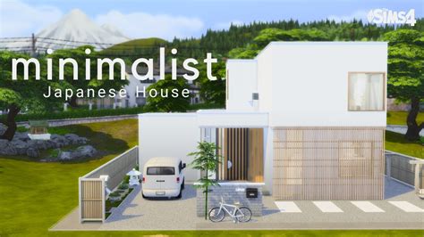 Minimalist Japanese House Snowy Escape No Cc The Sims 4 Stop