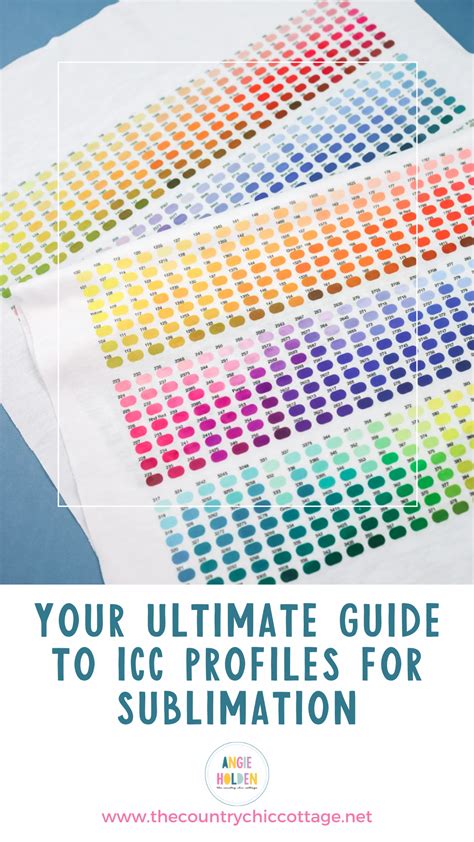 Your Ultimate Guide To Icc Profiles For Sublimation Sublime Cool Diy