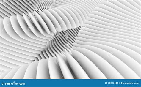 White Abstract Architectural Background Stock Illustration