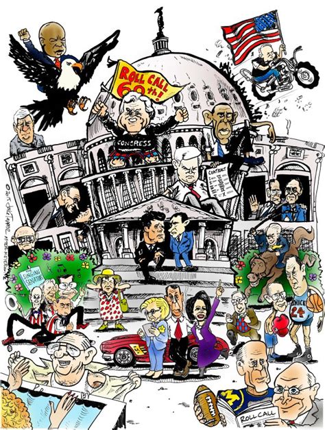 Journalist Jake Tapper Draws Cartoons Roll Calls 60th Anniversary