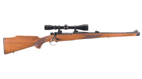 Winchester Model 70 Mannlicher Bolt Action Rifle With Scope Rock