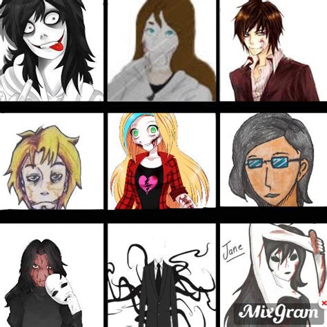 Creepypasta Collage By Stasythekiller On Deviantart