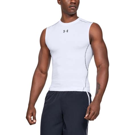 Mens Ua Heatgear® Armour Sleeveless Compression Shirt Kvantum Sport