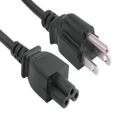 Sanoxy 3 Ft 3 Prong Notebook Ac Power Cord Iec320 C5 To Nema 5 15p