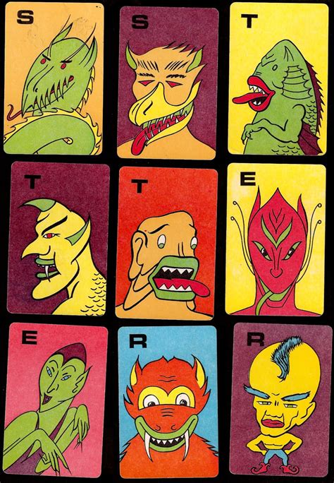 Champion, common, uncommon and rare. Quasi-Interesting Paraphernalia Inc.: Monster Playing Cards