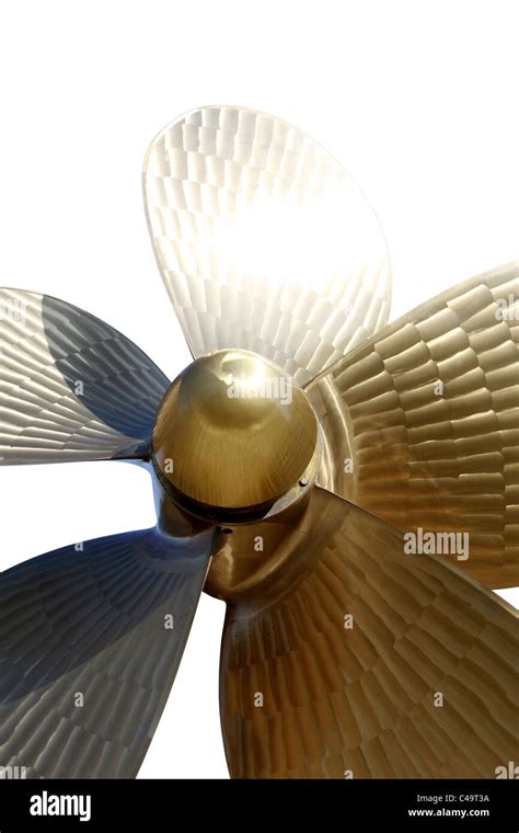 Screw Propeller For A Ship Stock Photo Alamy