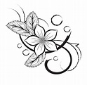 Free Black And White Pencil Drawings Of Flowers, Download Free Black ...