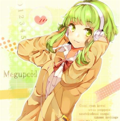 ~ Gumi Megpoid Anime Girls Anime School Girl Hatsune Miku Green Hair