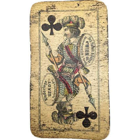 5 out of 5 stars (6) total ratings 6, $3.95 new. Antique Playing Card, Marked 'Ferd Piatnik' on Jack of Clubs from annecharles on Ruby Lane
