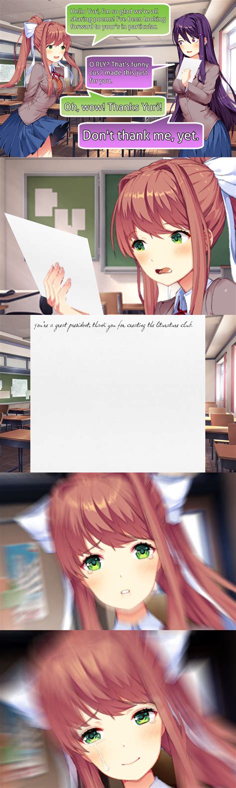 Monika And Yuri Really Exchange Poems Not For The Faint Of Heart V2 R