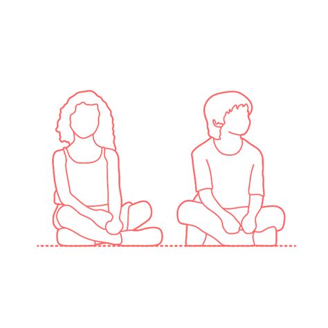 Girl Sitting Cross Legged Drawing Tumblr