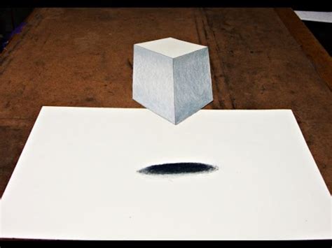 A cube has six square faces. How to Draw 3D Cube Illusion - YouTube