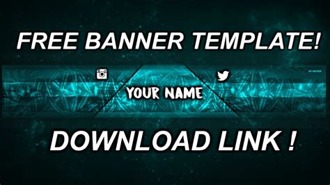 Youtube Banner Template No Text For Free Link In Description Youtube