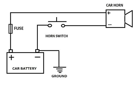 Car Horn Wiring Diagram Alternator