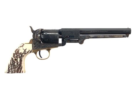Lot Pietta 1851 Navy Engraved 36 Cal Black Powder Revolver